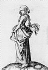 Martin Schongauer The Fifth Foolish Virgin painting